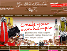 Tablet Screenshot of gumnutsandchocolates.com.au
